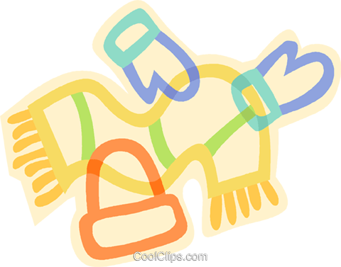 Hat Scarves And Mittens Royalty Free Vector Clip Art - Clip Art (480x377)
