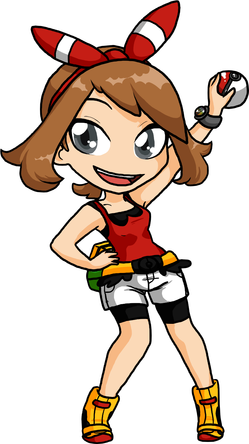 Pokémon Omega Ruby And Alpha Sapphire Pokémon Ruby - May (1000x1622)