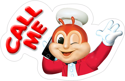 Call Me - Jollibee Pinoy And Proud Mascots (490x317)