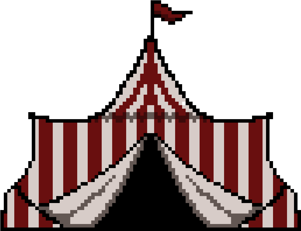 Carnival Tent - Illustration (1200x1200)