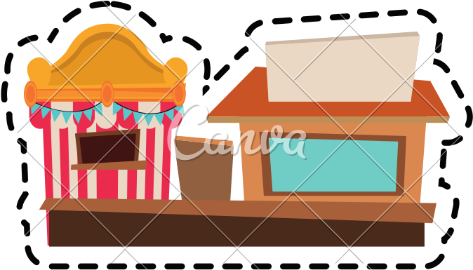 Carnival Tent And Store Design - Tent (800x800)
