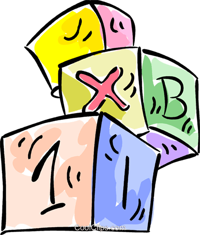 Child's Building Blocks Royalty Free Vector Clip Art - Child (408x480)