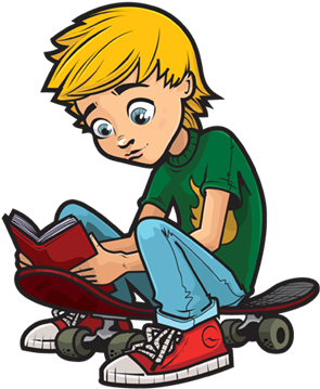 Informational Texts And Online Visual Learning Resources - Cartoon (375x375)