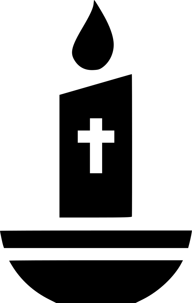 Religious Christmas Png Candle Light Christmas Svg - Portable Network Graphics (622x980)