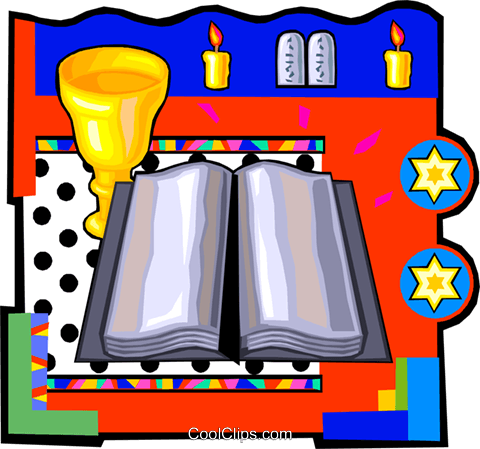 Jewish Religion Royalty Free Vector Clip Art Illustration - Jewish Religion Royalty Free Vector Clip Art Illustration (480x449)