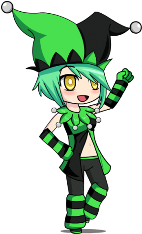 Green Jester - Gacha World Green Jester (300x490)