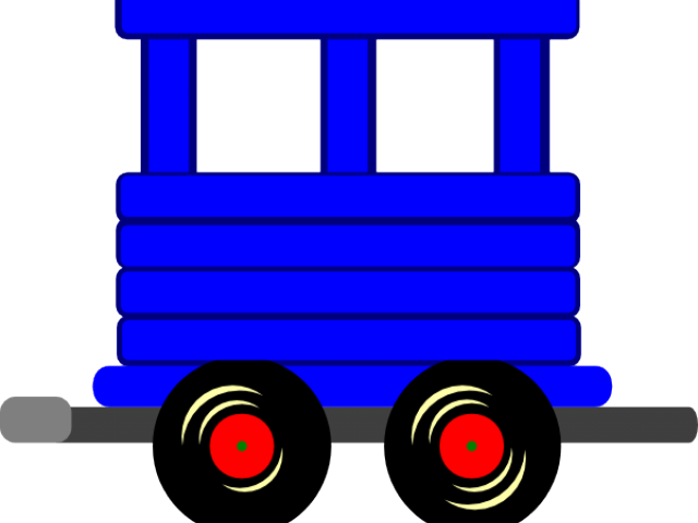 Locomotive Clipart Loco - Train Box Car Clipart Png (640x480)