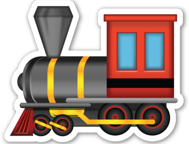 Locomotive Clipart Train Head - Polar Express Emoji (640x480)