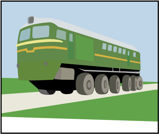 Train Clipart Has - Train (637x900)