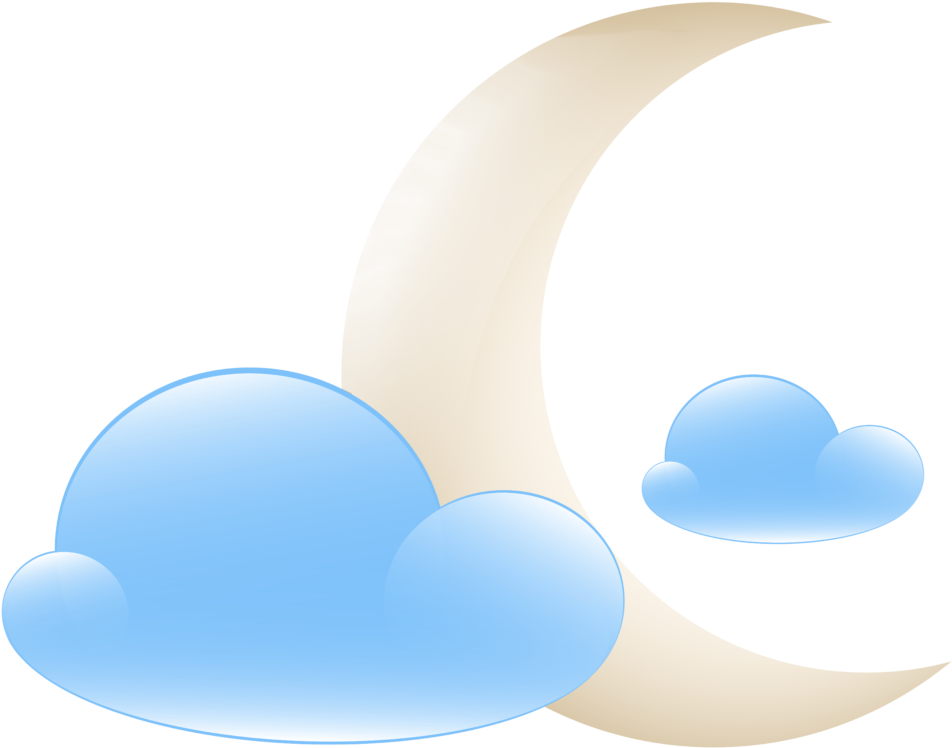 Moon With Clouds Weather Icon Png Clip Art 1494 Money - Weather Clip Art Moon (1024x806)