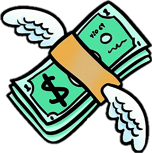 Free Download Transparent Tumblr Money Clipart Money - Money Illustration (532x534)