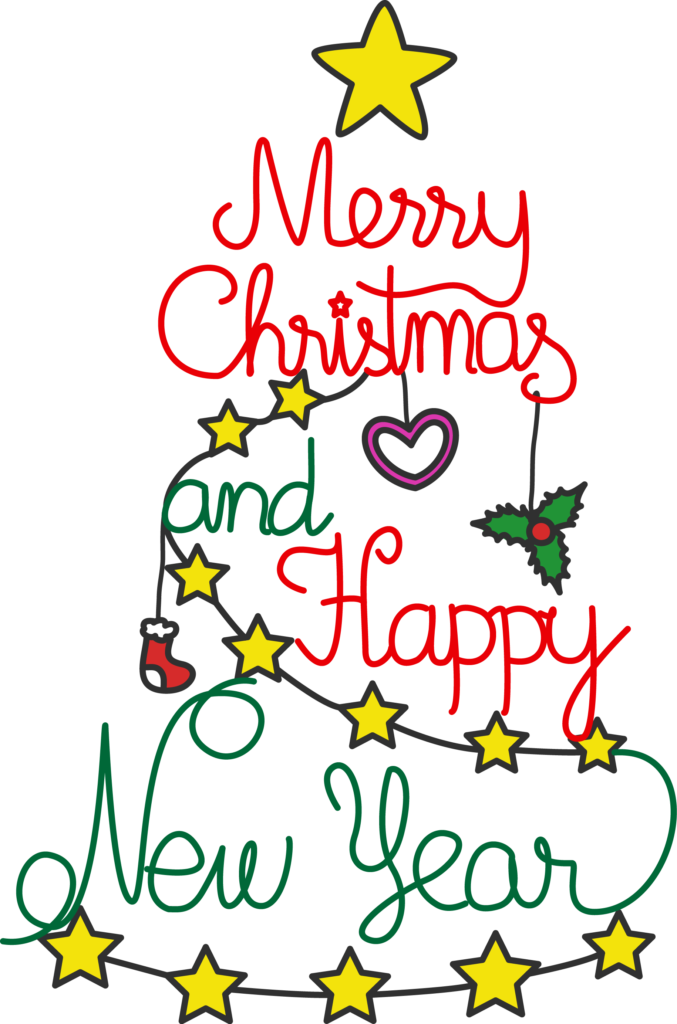 New Year Vector Freeuse Download Merry Christmas And - Christmas And New Year Clip Art (677x1024)