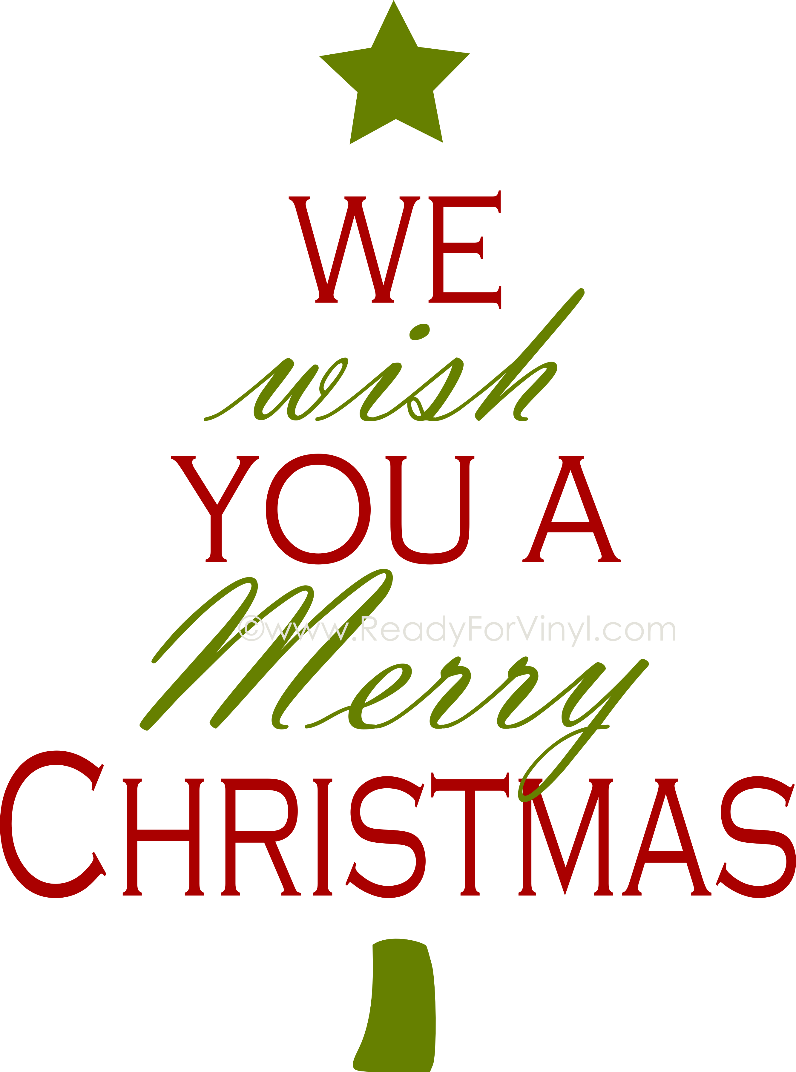 We Wish You A Merry Christmas Banner Freeuse Stock - Design With Vinyl We Wish You A Merry Christmas Wall (2665x3590)