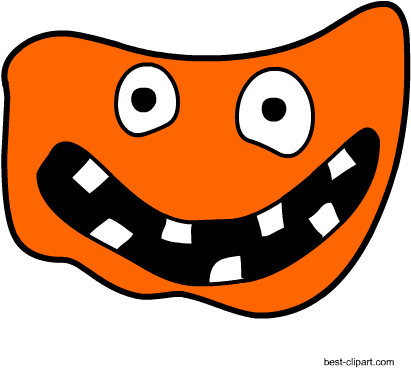 Monster Face Free Halloween Clipart - Halloween (450x450)