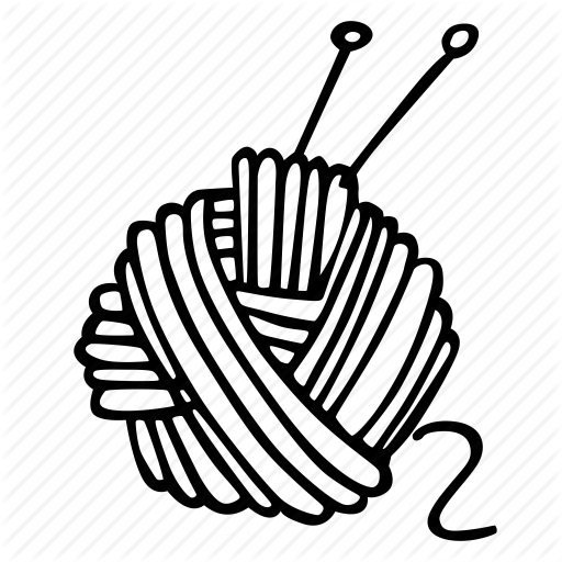 Knitting Icon Png Clipart Knitting Needle Yarn - Ball Of Wool Icon (512x512)