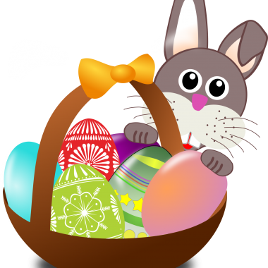 Otta Egg Hunt - Easter Basket Ideas Cartoon (380x380)