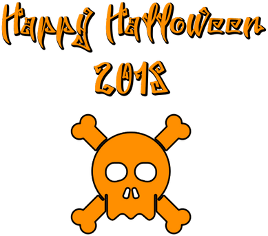 Happy Halloween 2018 Scary Font Skull - Scary Fonts Happy Halloween (400x400)