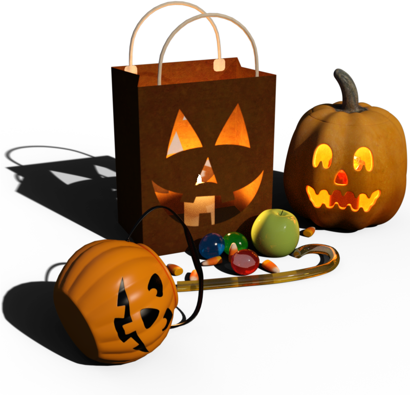 Happy Halloween - Jack-o'-lantern (800x800)