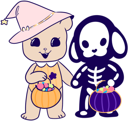 Happy Halloween - Cartoon (500x463)