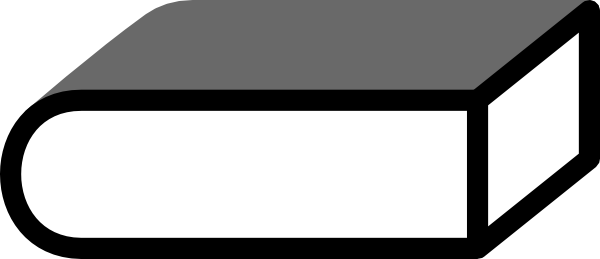 This Free Clip Arts Design Of Generic Lying Book - Portable Network Graphics (600x259)