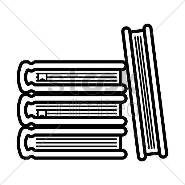 Download Stack Of Books Vector Clipart Book Clip Art - Book (600x600)