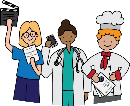 Cartoon Director, Doctor And Chef - Physician (530x436)