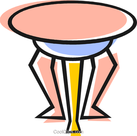 End Table Royalty Free Vector Clip Art Illustration - Illustration (480x478)
