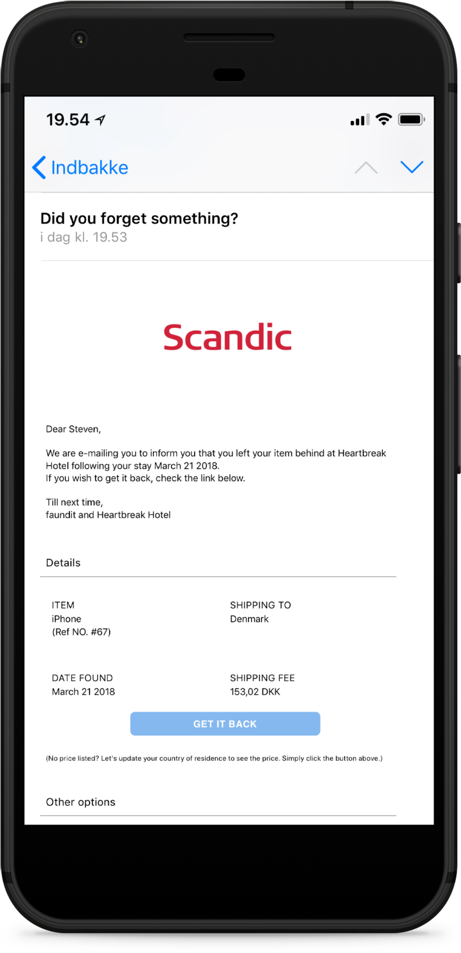 Faundit Save Time On And Found - Booking Confirmation Text Template (5197x3898)