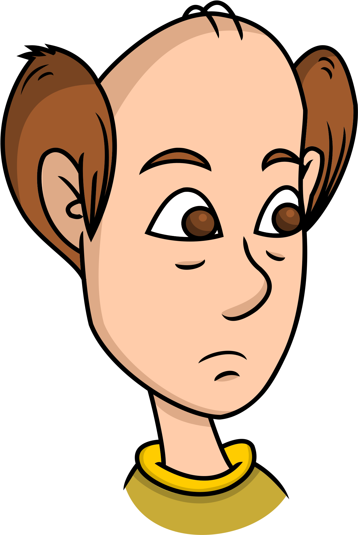 Bald Man Clipart - Happens When You Quit Minoxidil (2400x2400)