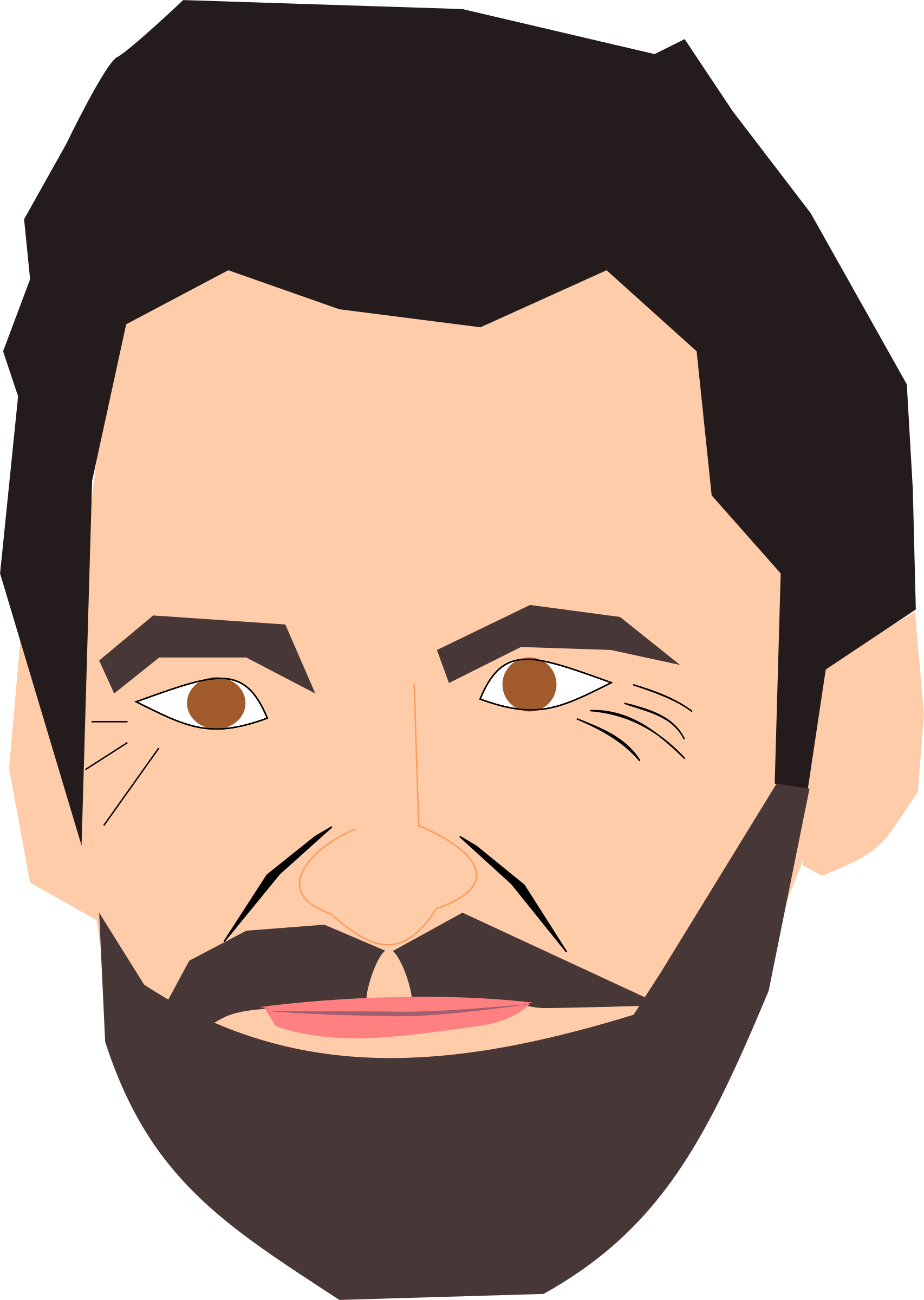 Big Image - Hugh Jackman Face Png (1706x2400)