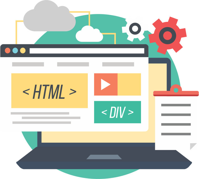 Hollywood Clipart Design - Front End Development Png (755x680)