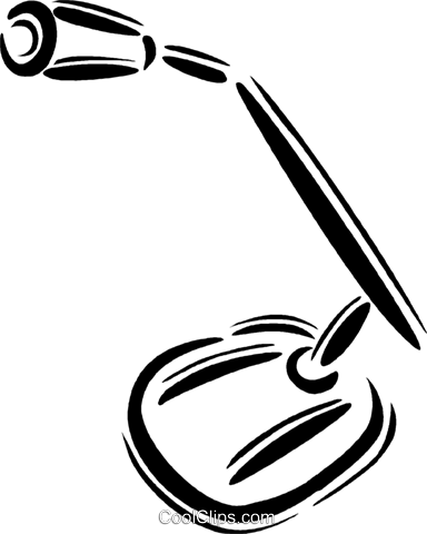 Microphone Royalty Free Vector Clip Art Illustration - Illustration (384x480)