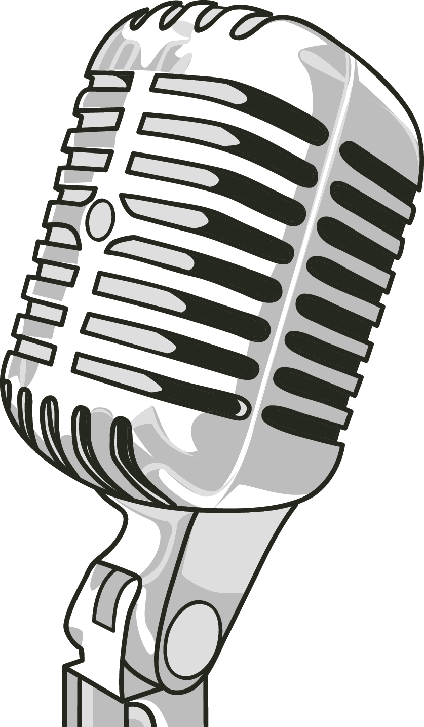 Radio Microphone Clip Art - Poster Background Splash Of Color Musical Notes (837x1435)