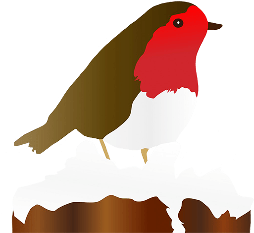 Best Robin Clipart - Christmas Robin Clipart (531x488)