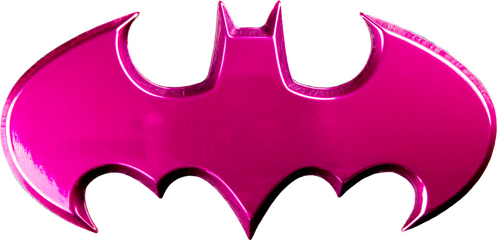 Cat Woman Of Batman Returns , Poison Ivy Of Batman - Pink Batman Logo Png (1000x484)