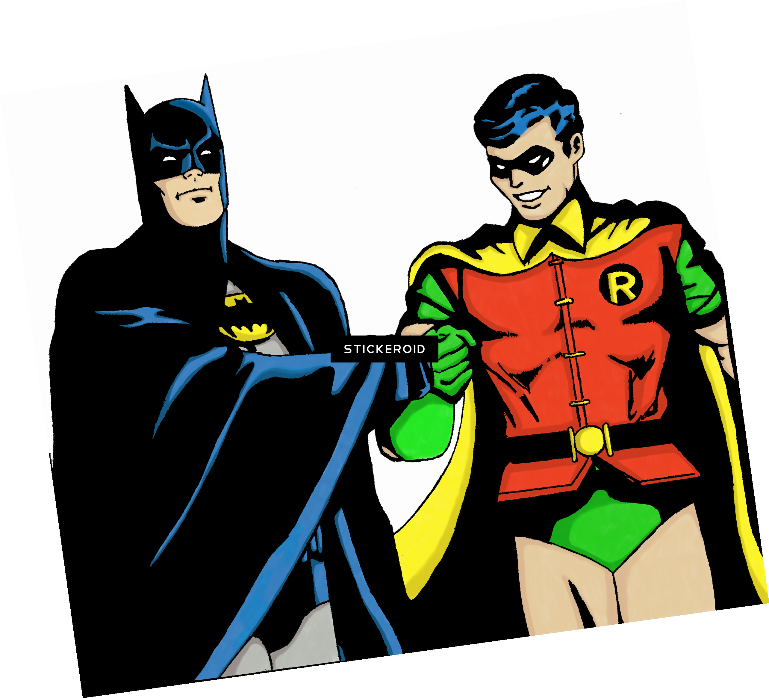 Batman And Robin - Batman E Robin Png (2568x2330)