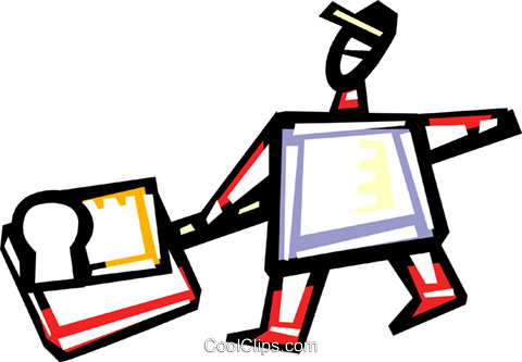 Baker With Fresh Bread Royalty Free Vector Clip Art - Baker With Fresh Bread Royalty Free Vector Clip Art (480x333)