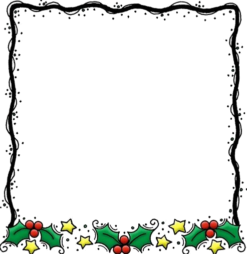 Mes Tubes Cadres Noël Pour Vos Montages Servez Vous - Borde De Pagina Navideño (493x507)