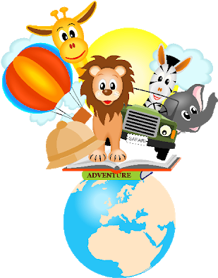 Noah's Ark Pencil And In Color Boat Clipart - Wild Animals (400x400)