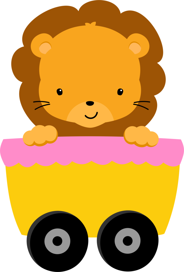 Safari, Exibir, Pasta, Album, Image, Viera, Clip Art, - Animalitos Baby Shower Png (732x1080)