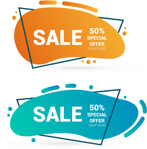 Clipart Free Download Offer Sale Banners Banner - Sale Banner Png (640x640)
