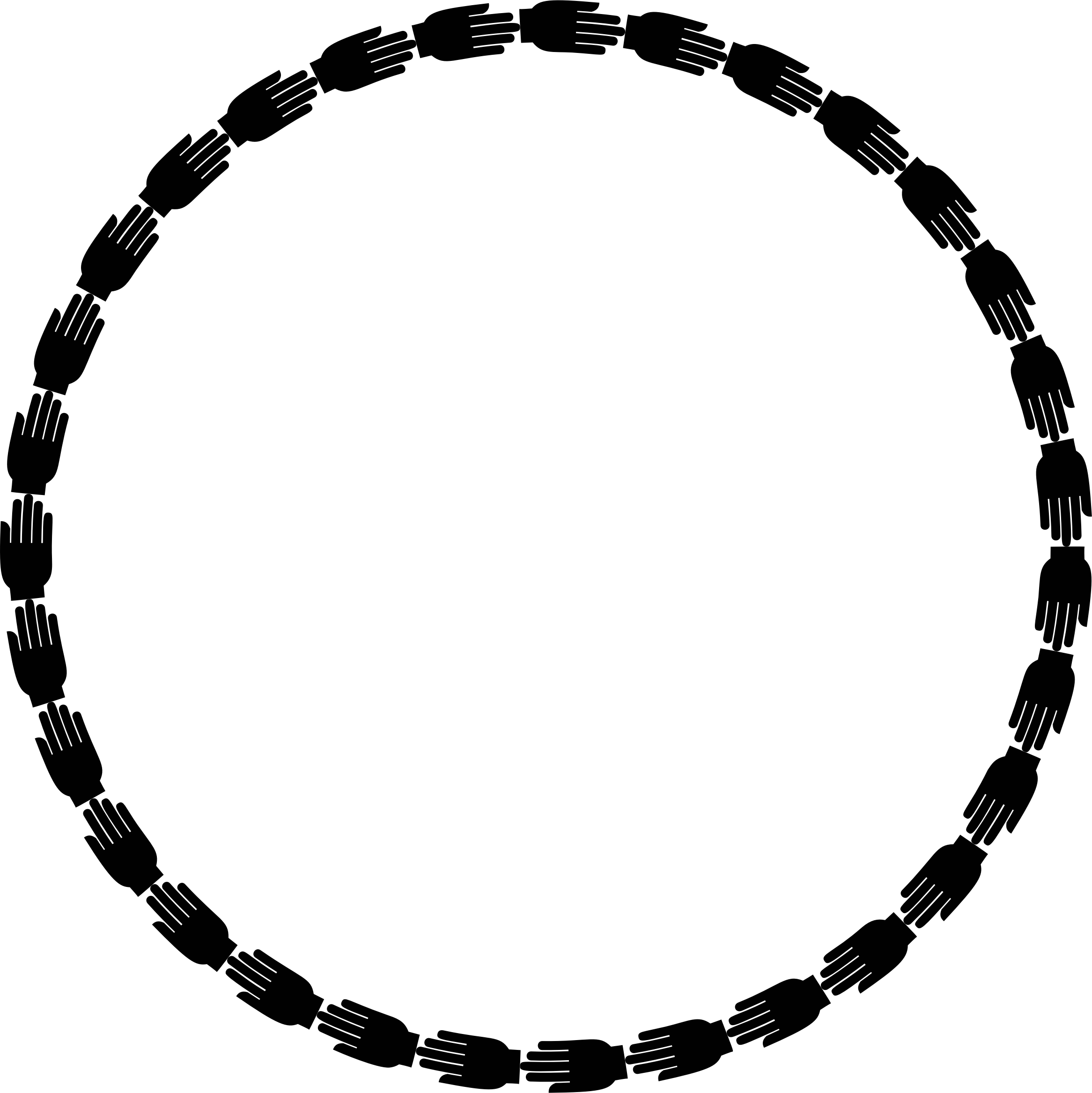 Big Image - Circle Helping Hands (2332x2334)