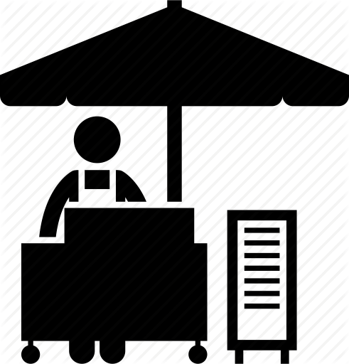 Clip Art Royalty Free Booth Clipart Food Booth - Own The Market By A Scholar Of No Distinction 9780692525579 (491x512)