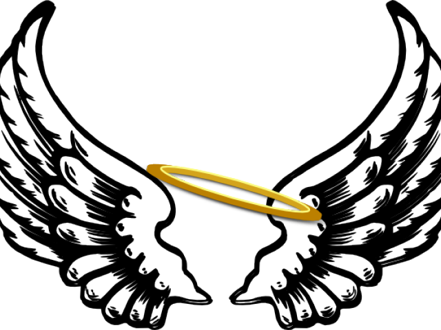 Glowing Halo Clipart Vector - Angel Wings And Halo Clipart (640x480)