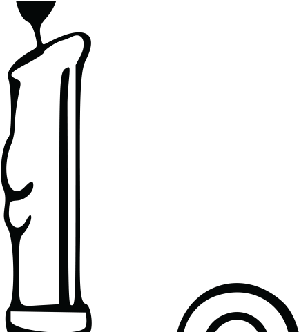 Candle Clipart Glowing Candle - Candlestick Candle Clip Art (640x480)