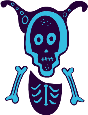 Skeleton Halloween Clipart - Skeleton Halloween Clipart (545x792)