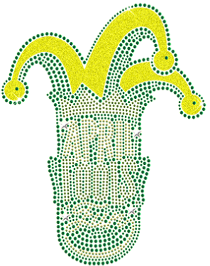 April Fools Fun With Nailhead & Glitter Material - Illustration (415x415)