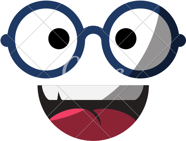 April Fools Day Cartoon Face - Illustration (800x800)