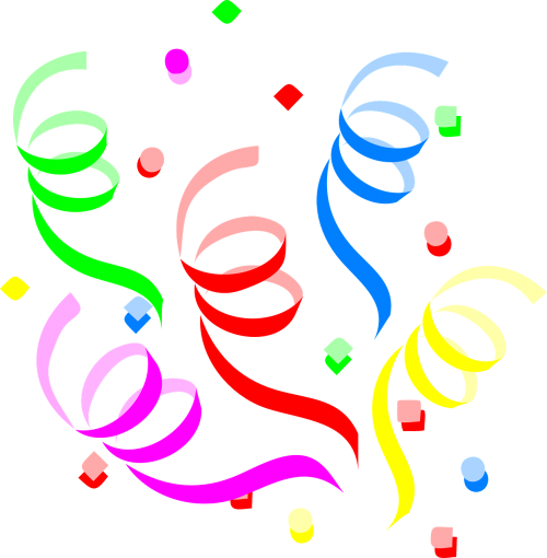 Clipart Confetti (500x510)