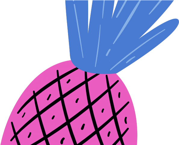Summer Fun Clipart - Free Colorful Pineapple Clipart Png (640x480)